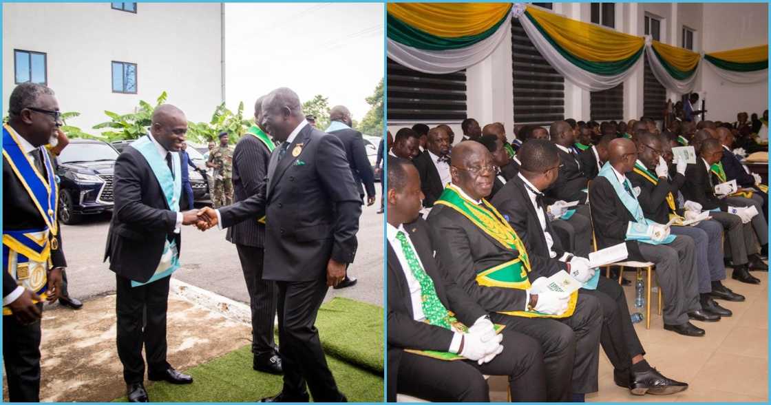 Freemasons sing Christian hymns at Otumfuo's 25th anniversary as a member