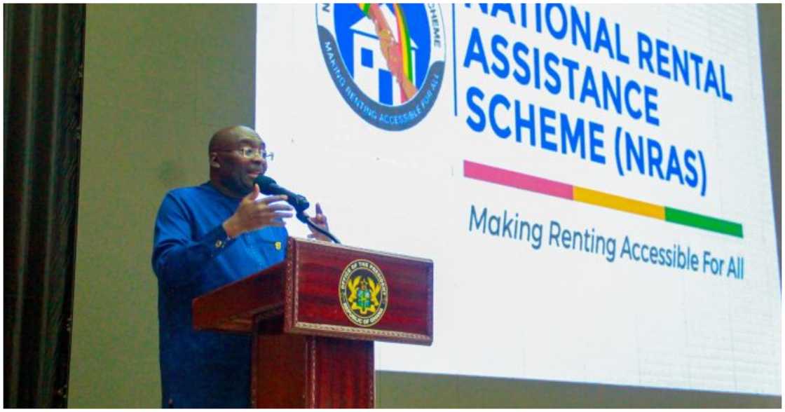 Vice-President Bawumia speaks at the launch of the National Rental Assistance Scheme