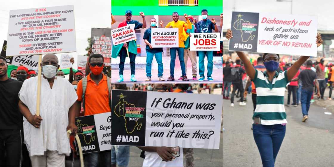 FixTheCountry: 10 powerful photos showing how protestors boldly told Akufo-Addo to level up