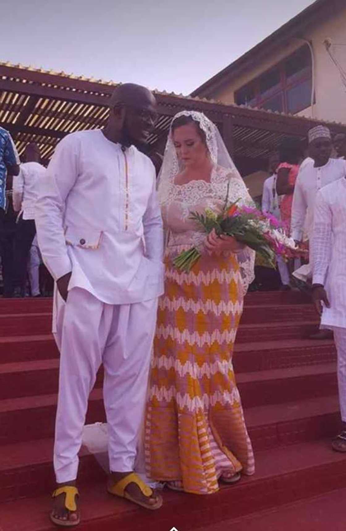 Anny Osabutey marries his white girlfriend (Photos)