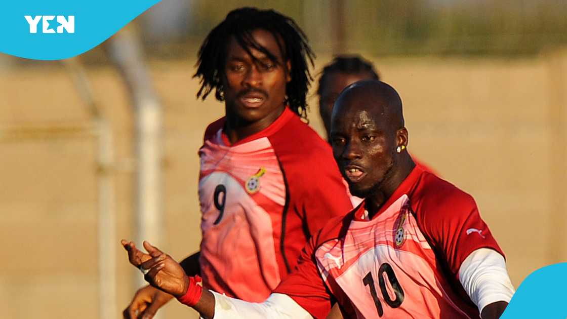 Derek Boateng, Stephen Appiah, Black Stars, 2010 FIFA World Cup Derek Boateng, Stephen Appiah, Black Stars, 2010 FIFA World Cup