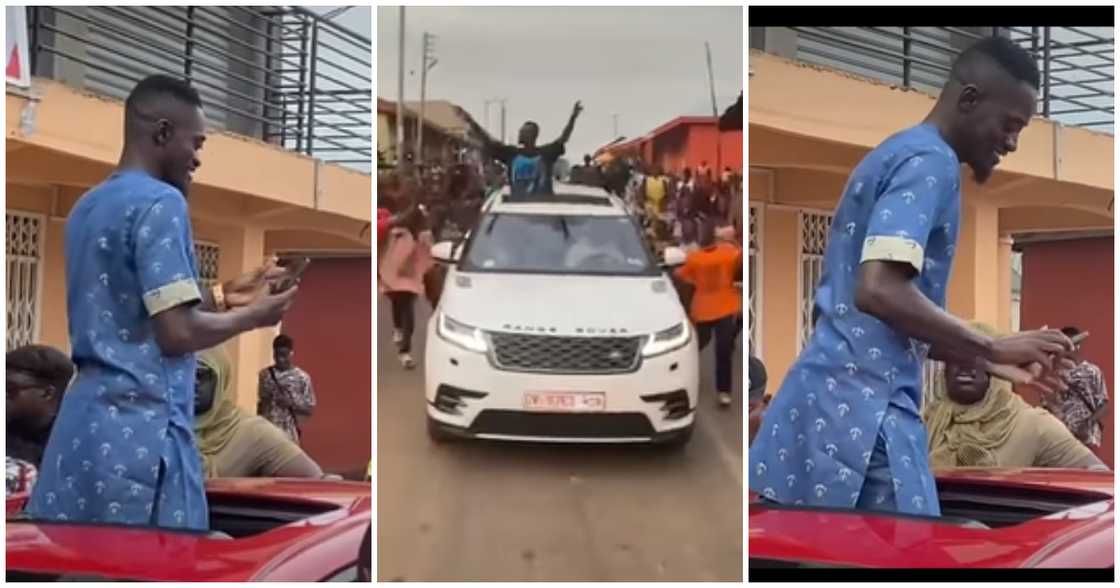 Lil Win receives presidential welcome by his fans
