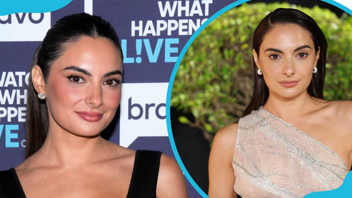 Paige DeSorbo poses for a photograph (L). Paige attends the 2025 Vanity Fair Oscar Party (R) Paige DeSorbo poses for a photograph (L). Paige attends the 2025 Vanity Fair Oscar Party (R)
