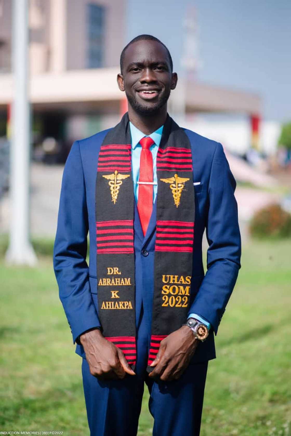 This Ghanaian man is Overall Best Student of his graduating medical class at UHAS. This Ghanaian man is Overall Best Student of his graduating medical class at UHAS.