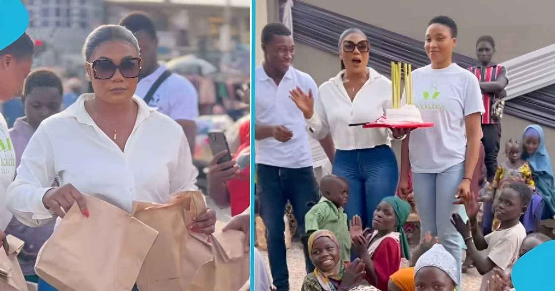 Chelsea Jones, Ghanaian businesswoman, birthday, street kids, Lapaz, Nii Boi Town Chelsea Jones, Ghanaian businesswoman, birthday, street kids, Lapaz, Nii Boi Town