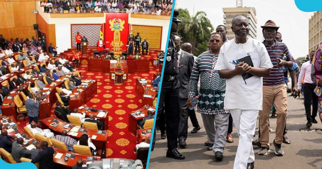 Ken Ofori-Atta has presented the 2023 mid-year budget review to Parliament. Ken Ofori-Atta has presented the 2023 mid-year budget review to Parliament.