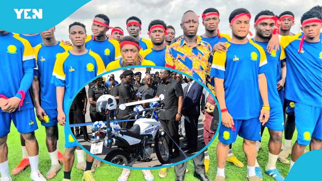 Nsoatreman FC posed with red bands around the head to show sympathy to the late Francis Yaw Frimpong aka Pooley who was murdered in Nsoatre during the Nsoatreman FC vs Kotoko GPL game on February 2, 2025 Nsoatreman FC posed with red bands around the head to show sympathy to the late Francis Yaw Frimpong aka Pooley who was murdered in Nsoatre during the Nsoatreman FC vs Kotoko GPL game on February 2, 2025