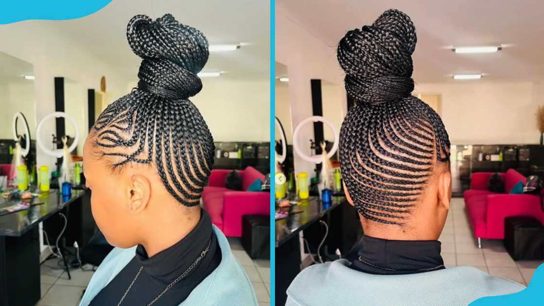 Braided bun Braided bun