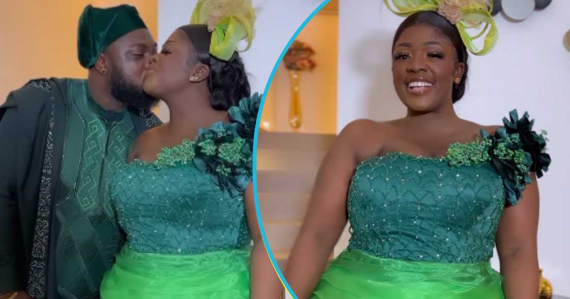 Photos of Tracey Boakye Ntiamoah and her husband. Photos of Tracey Boakye Ntiamoah and her husband.