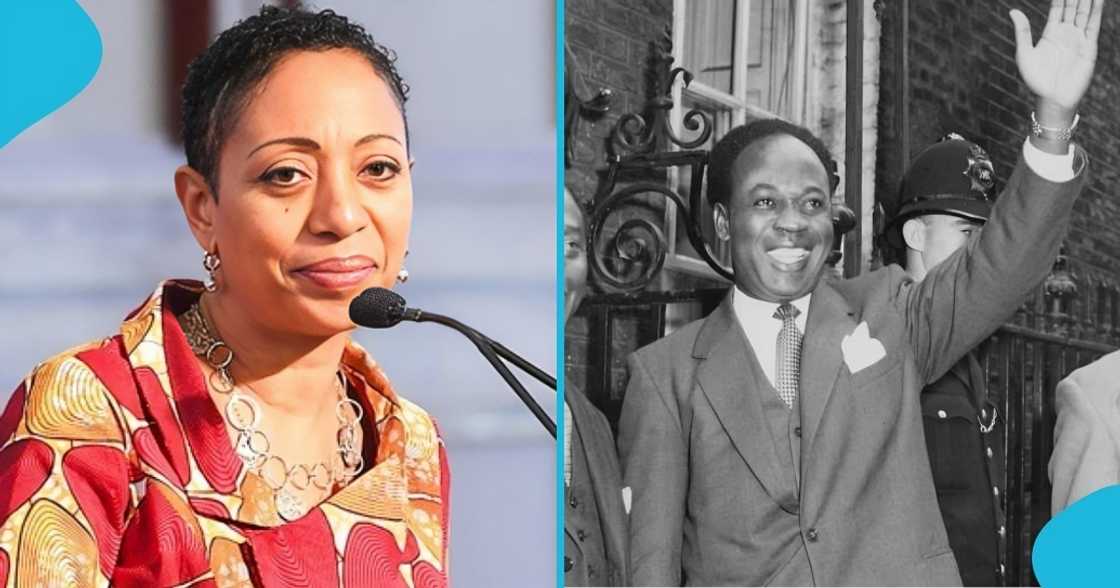 Samia Nkrumah, daughter of Dr Kwame Nkrumah. Kwame Nkrumah, ghana president, overthrown, ghana, nkrumahfest 2025, Kwame Nkrumah legacy, Kwame Nkrumah's daughter, Kwame Nkrumah's children