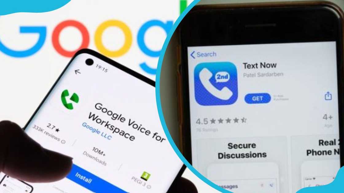 Google voice and Text Now apps on phone Google voice and Text Now apps on phone
