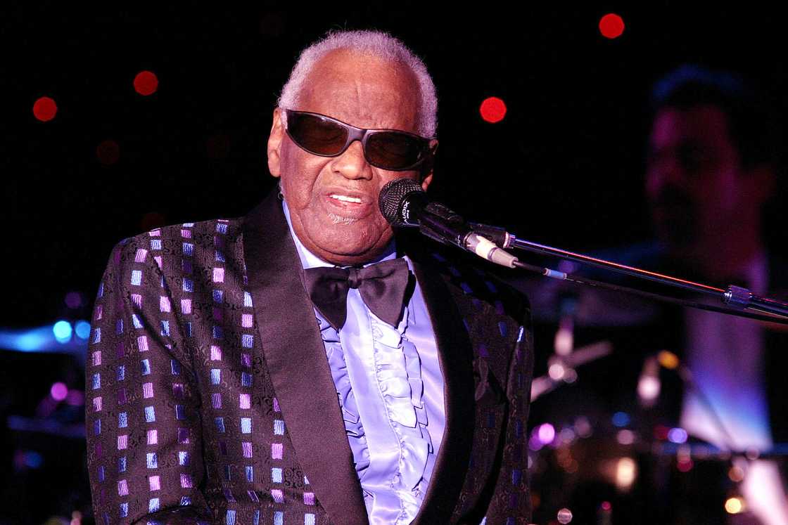 Ray Charles during Ray Charles in Concert Ray Charles during Ray Charles in Concert