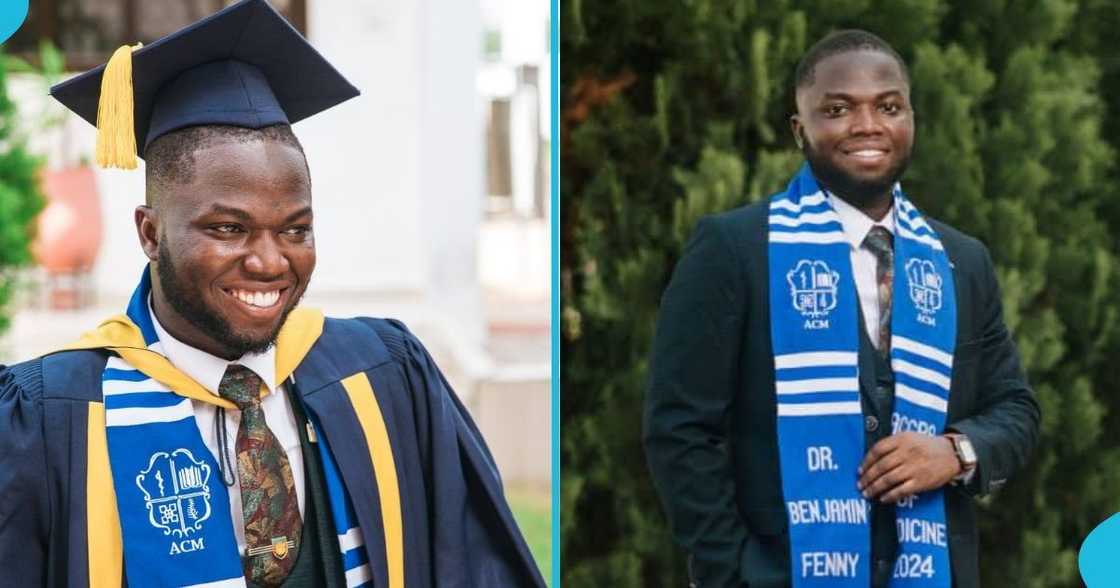 Dr Benjamin Fenny, NSMQ winner, St. Peter's SHS, Accra College of Medicine, valedictorian