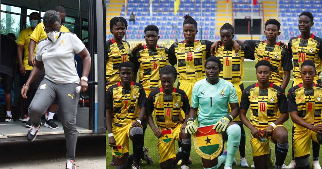 We are joking - Black Queens coach jabs despite victory over Cameroon We are joking - Black Queens coach jabs despite victory over Cameroon