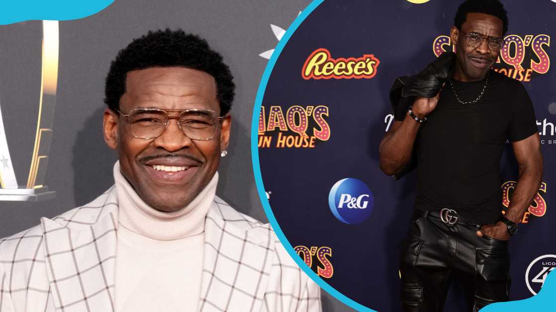 Michael Irvin at the 13th Annual NFL Honors (L). Michael attends 'Shaq's Fun House' at XS nightclub at Encore Las Vegas (R) Michael Irvin at the 13th Annual NFL Honors (L). Michael attends 'Shaq's Fun House' at XS nightclub at Encore Las Vegas (R)