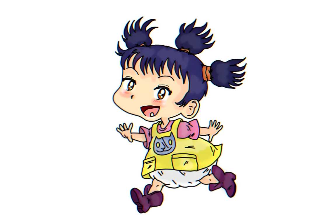 Kimi Finster runs cheerfully Kimi Finster runs cheerfully