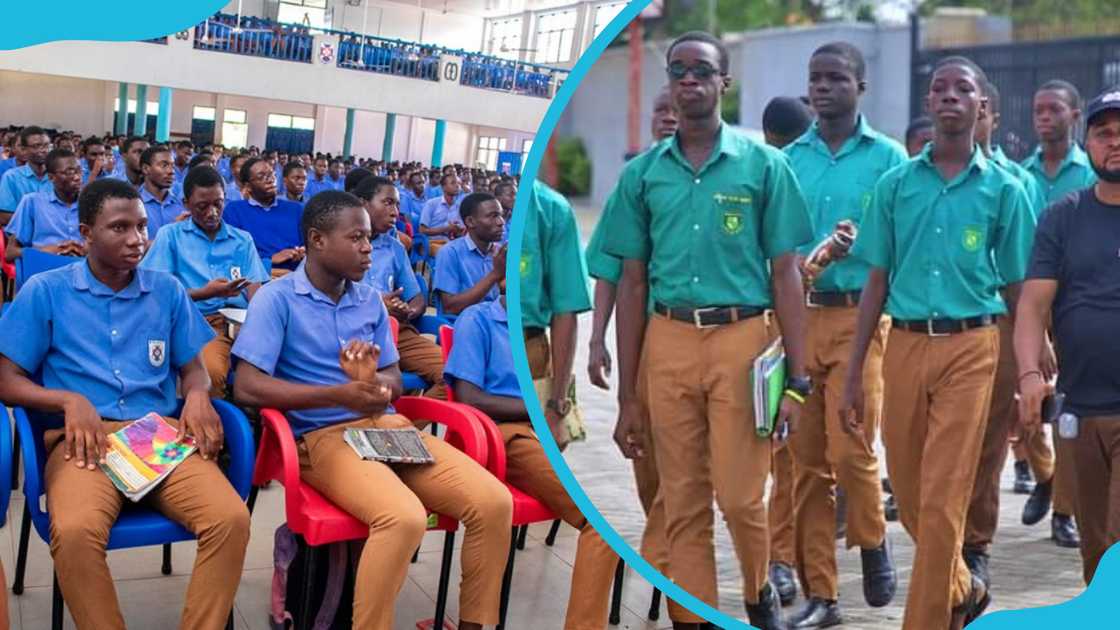 High school students in Ghana High school students in Ghana