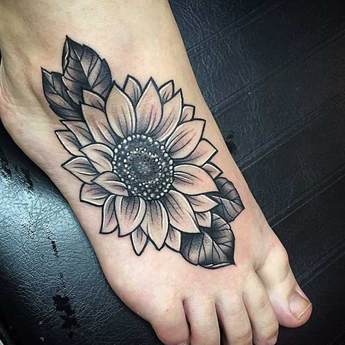 Sunflower tattoo