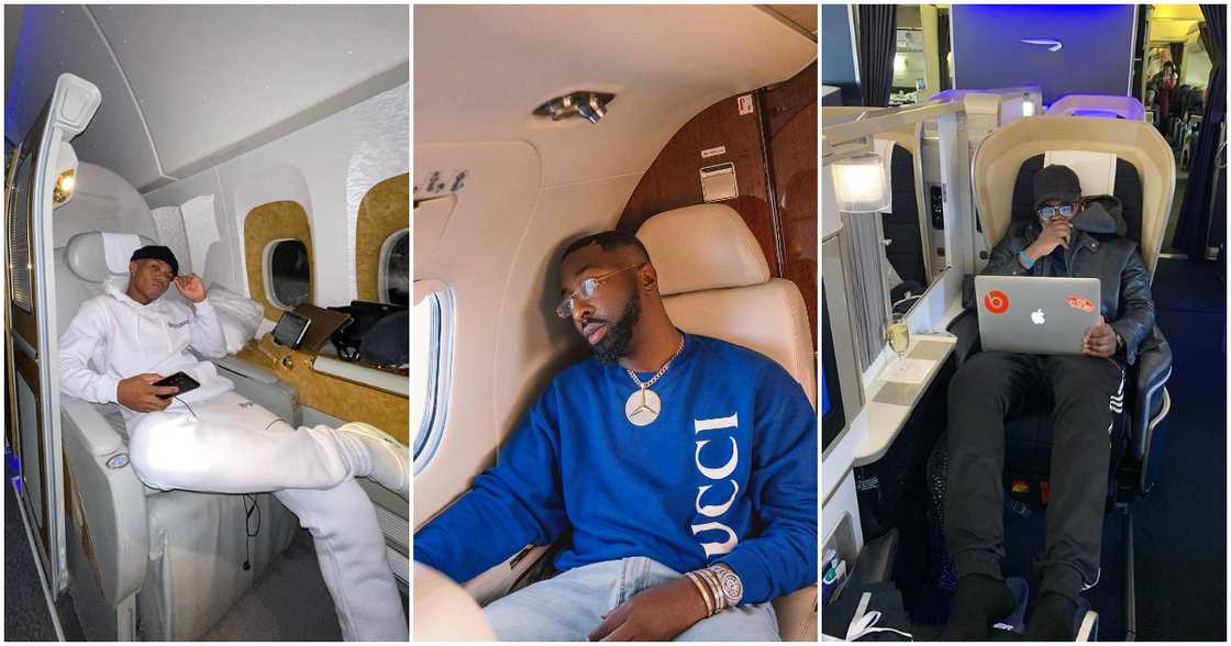 John Dumelo, KiDi, Kuami Eugene and 4 Other Male Celebs who showed off sitting in First Class John Dumelo, KiDi, Kuami Eugene and 4 Other Male Celebs who showed off sitting in First Class