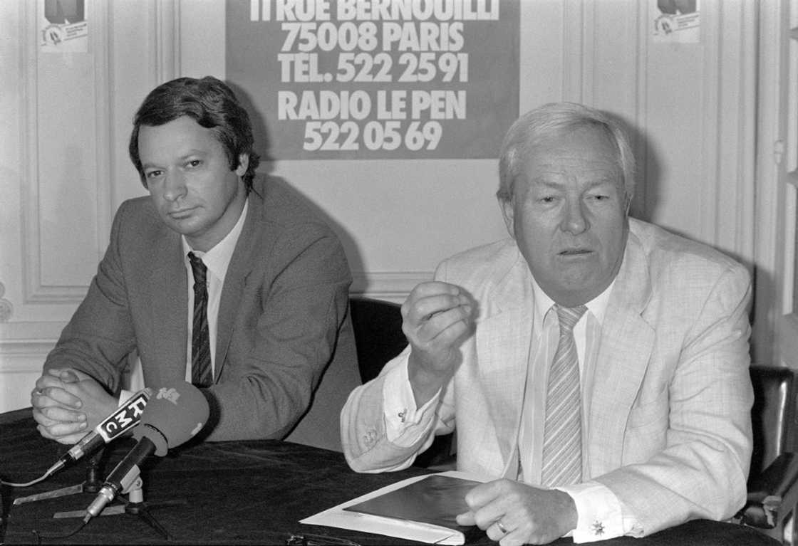Veteran French far-right leader Jean-Marie Le Pen pictured in 1983