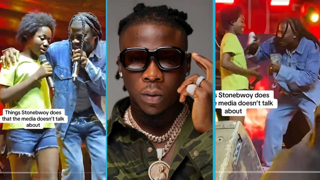 Stonebwoy, Krufie Festival, Dancehall musician, Stonebwoy's songs, Stonebwoy and a little girl, Stonebwoy gifts little girl GH₵1,000 Stonebwoy, Krufie Festival, Dancehall musician, Stonebwoy's songs, Stonebwoy and a little girl, Stonebwoy gifts little girl GH₵1,000