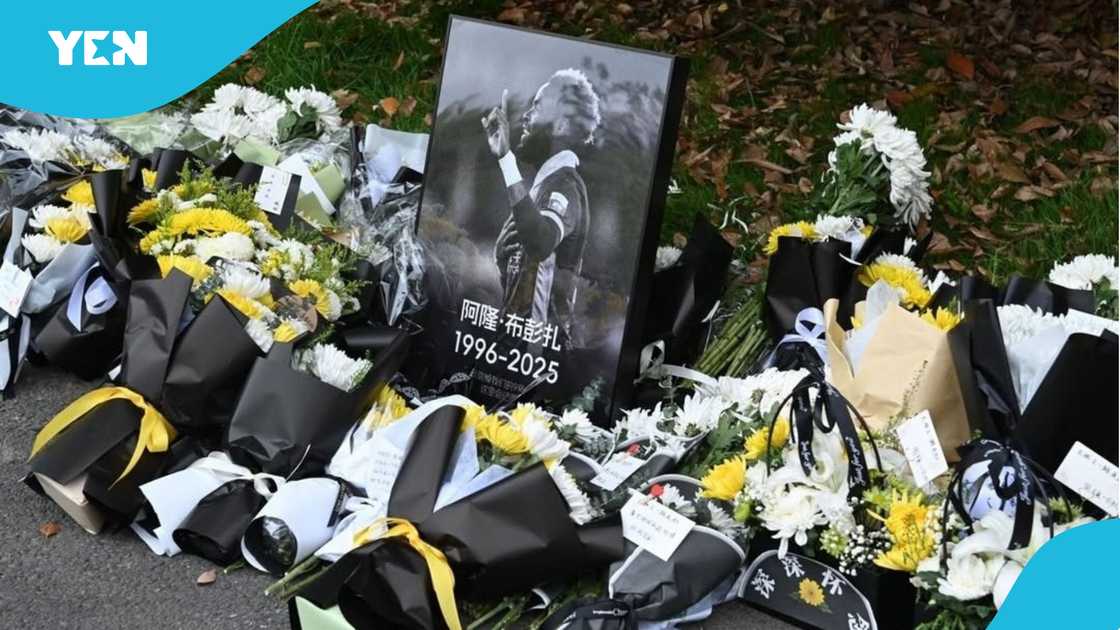 Gabon international Aaron Boupendza of Zhejiang FC died on April 16, 2025 after allegedly falling from the 11th floor of his apartment in China Gabon international Aaron Boupendza of Zhejiang FC died on April 16, 2025 after allegedly falling from the 11th floor of his apartment in China