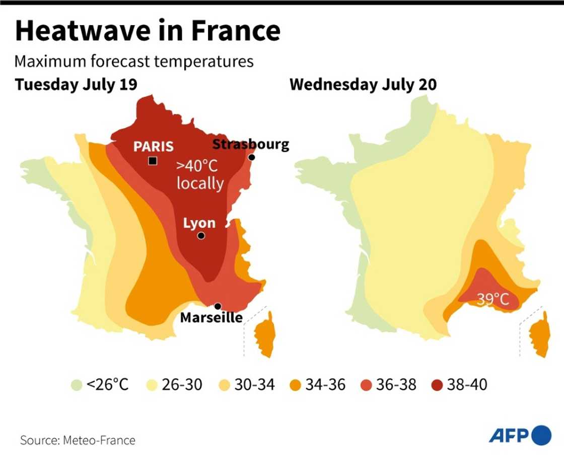 Heatwave in France Heatwave in France