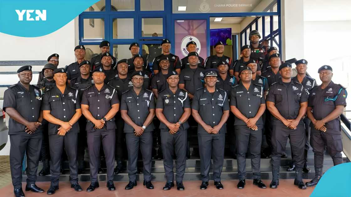Ghana Police promotions, Ghana Inspector General of Police, crime-fighting operations, robbery suspects arrested, Tema Harbour illegal substance, Christian Tetteh Yohuno, Bono East Police Region, Tarkwa robbery syndicate, police rank promotions, Imam Ghana Police promotions, Ghana Inspector General of Police, crime-fighting operations, robbery suspects arrested, Tema Harbour illegal substance, Christian Tetteh Yohuno, Bono East Police Region, Tarkwa robbery syndicate, police rank promotions, Imam
