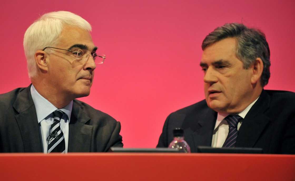 Alistair Darling (L) was finance minister under PM Gordon Brown during the 2008 global financial crisis Alistair Darling (L) was finance minister under PM Gordon Brown during the 2008 global financial crisis
