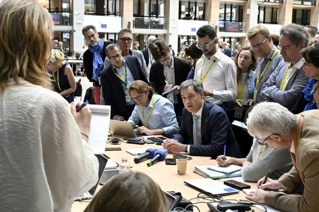 Belgium PM Alexander De Croo said the EU was looking to tax frozen Russian assets Belgium PM Alexander De Croo said the EU was looking to tax frozen Russian assets