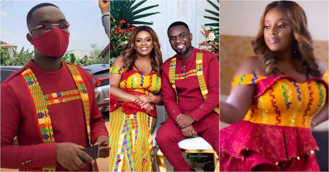 Joe Mettle speaks after traditional wedding with Selassie; shares beautiful photo Joe Mettle speaks after traditional wedding with Selassie; shares beautiful photo