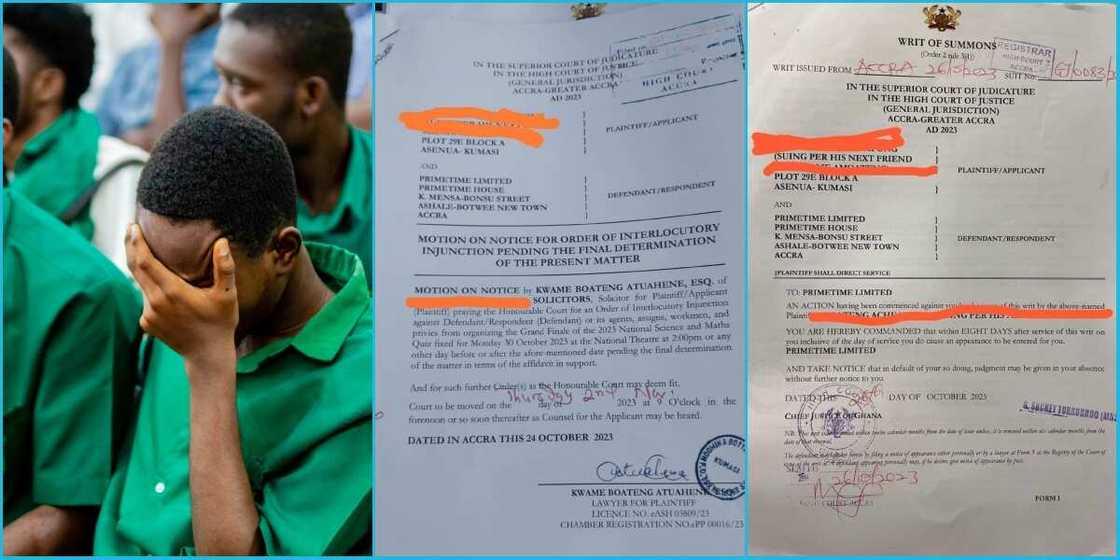 Prempeh College Sues NSMQ Organiser, Seeks Interlocutory Injunction On Finals Prempeh College Sues NSMQ Organiser, Seeks Interlocutory Injunction On Finals