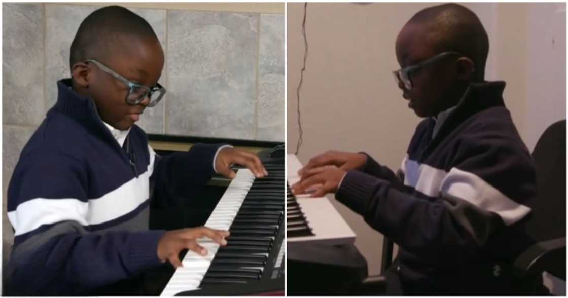 Stranger gifts Ghanaian boy living in US a $15,000 piano after he saw child play. Stranger gifts Ghanaian boy living in US a $15,000 piano after he saw child play.