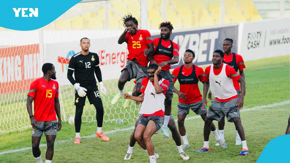 Black Stars hold first training session. Black Stars hold first training session.