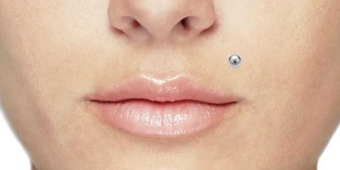 Facial piercings