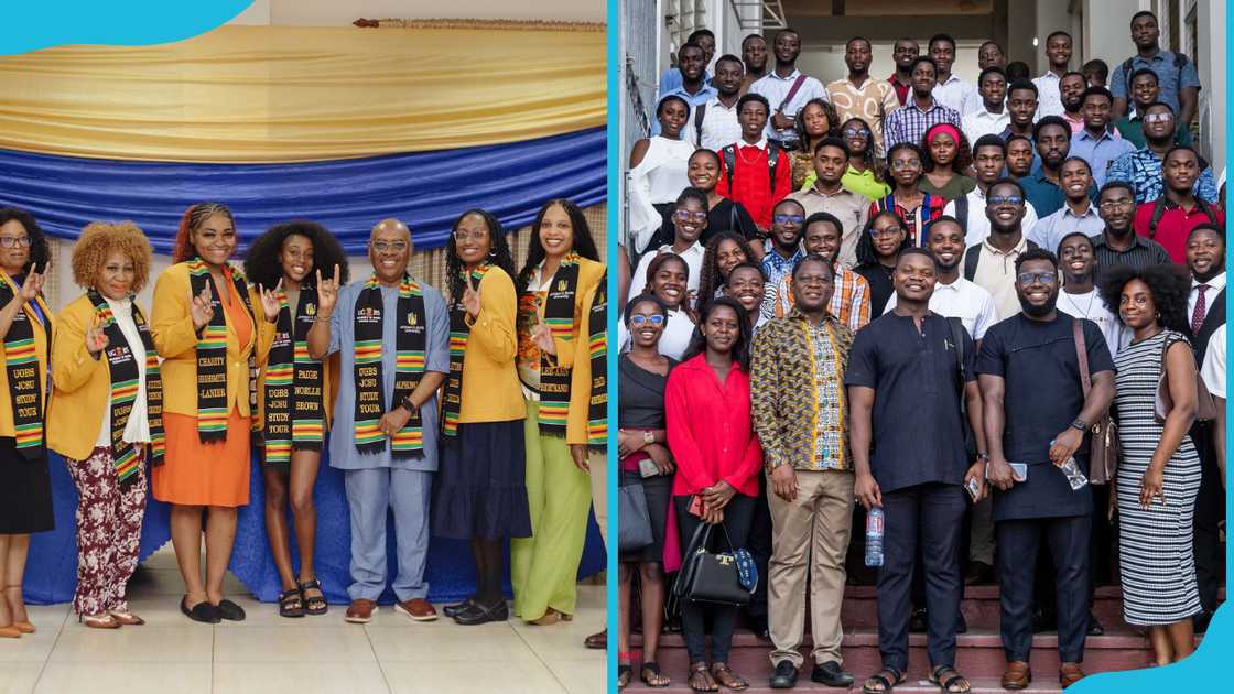 University of Ghana Business School﻿ students at various school events