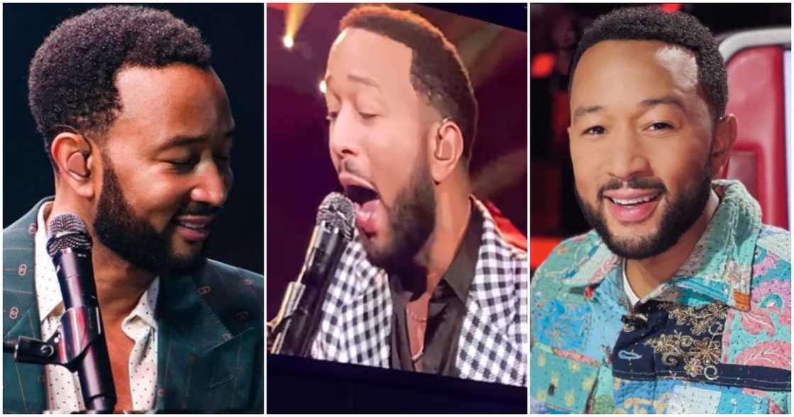 John Legend performs at the Global Citizen Festival. John Legend performs at the Global Citizen Festival.