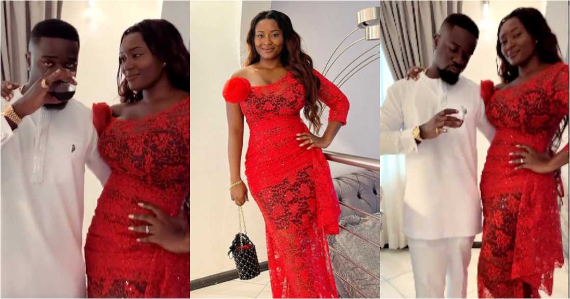 Sarkodie and wife Tracy delight fans as they serve couple goals in video Sarkodie and wife Tracy delight fans as they serve couple goals in video