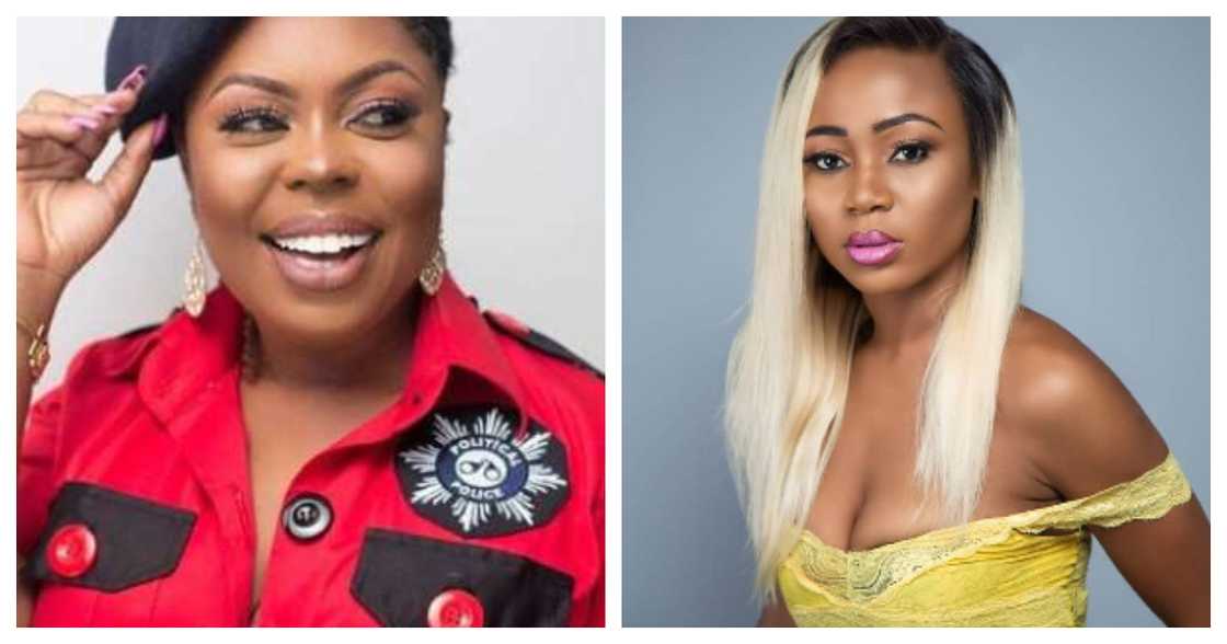 Afia Schwarzeneggerand Akuapem Poloo. Source: user-generated