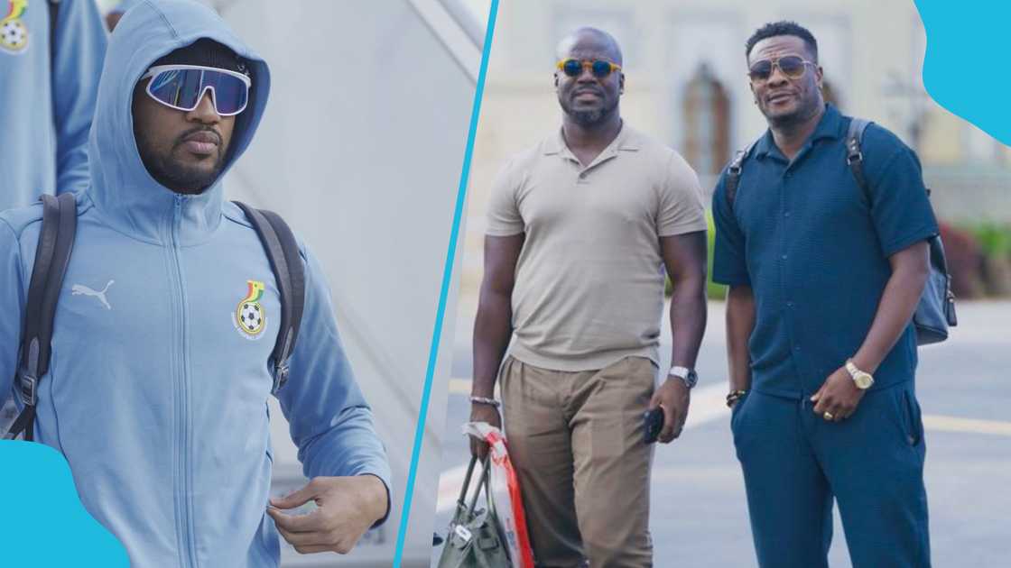 Stephen Appiah and Asamoah Gyan join Black Stars for Morocco trip. Stephen Appiah and Asamoah Gyan join Black Stars for Morocco trip.