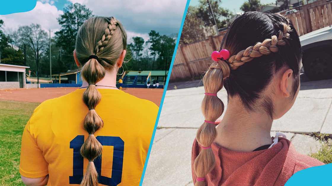 Bubble braided ponytail hairstyle Bubble braided ponytail hairstyle