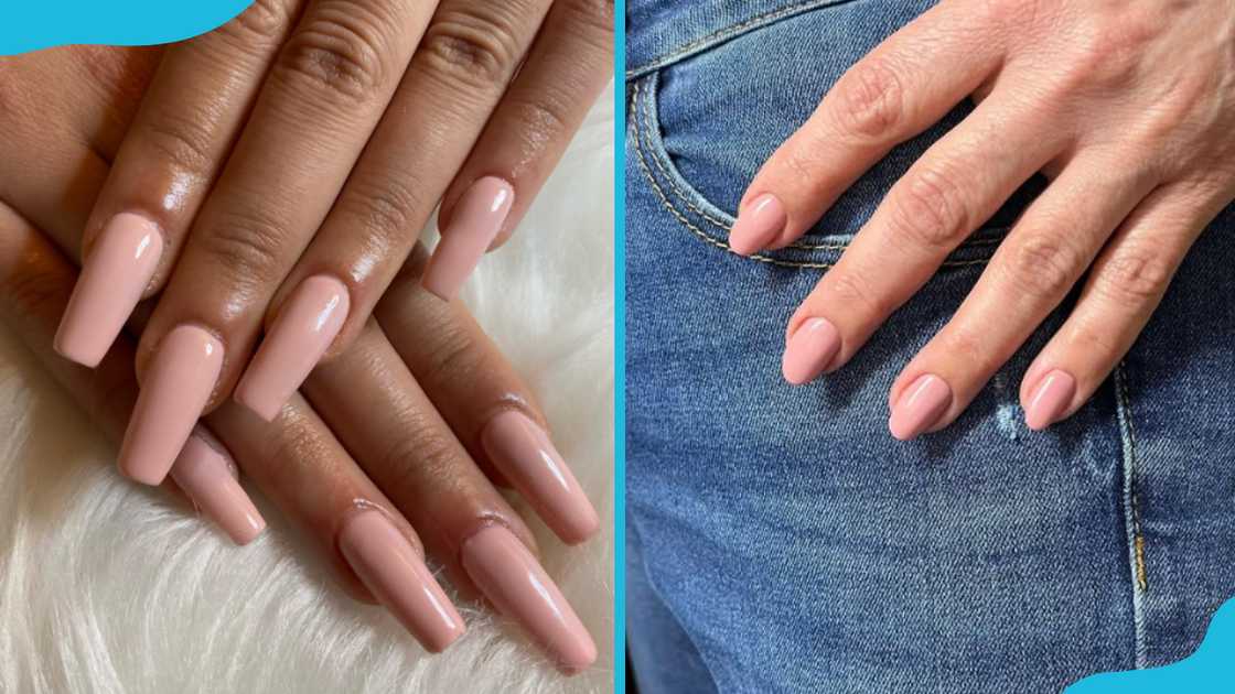Rosy nude nails Rosy nude nails