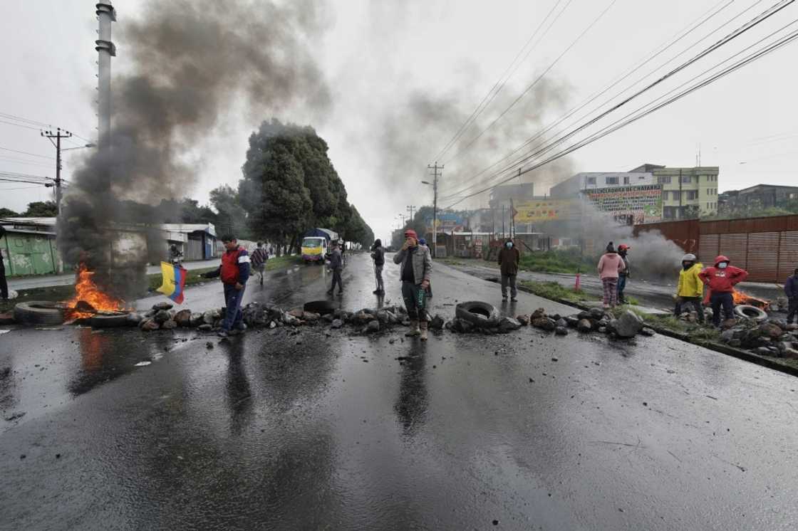 The Ecuadoran government says the economy has lost tens of millions of dollars due to the blockades The Ecuadoran government says the economy has lost tens of millions of dollars due to the blockades