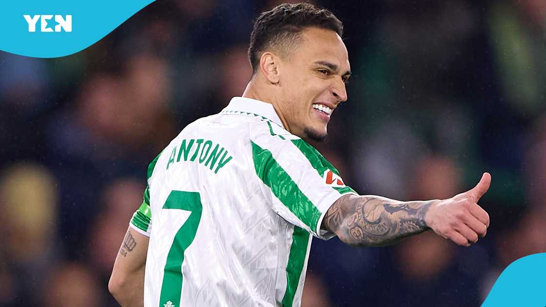 Antony, Real Betis, La Liga, Athletic Club, UEFA Conference League, Chelsea, Manchester United. Antony, Real Betis, La Liga, Athletic Club, UEFA Conference League, Chelsea, Manchester United.