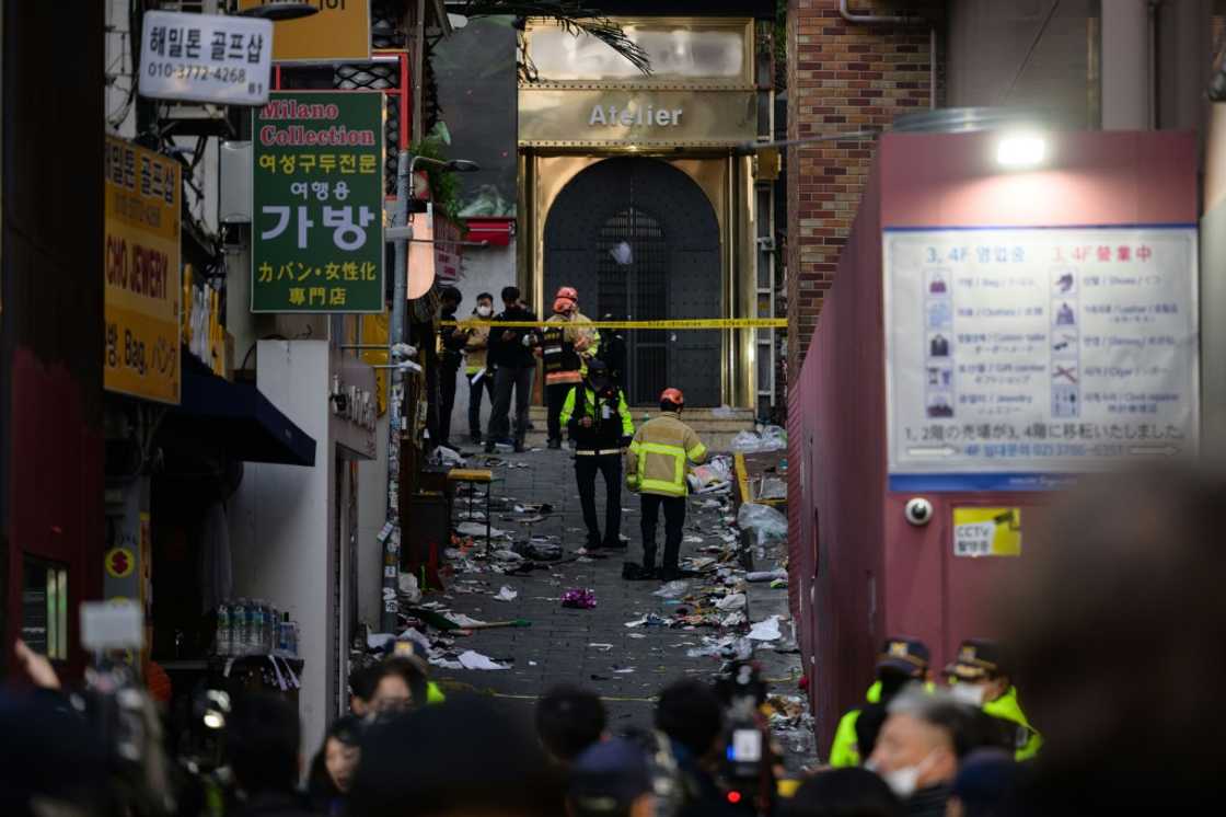 More than 150 people were killed in the crush in a crowded Itaewon alley in Seoul More than 150 people were killed in the crush in a crowded Itaewon alley in Seoul