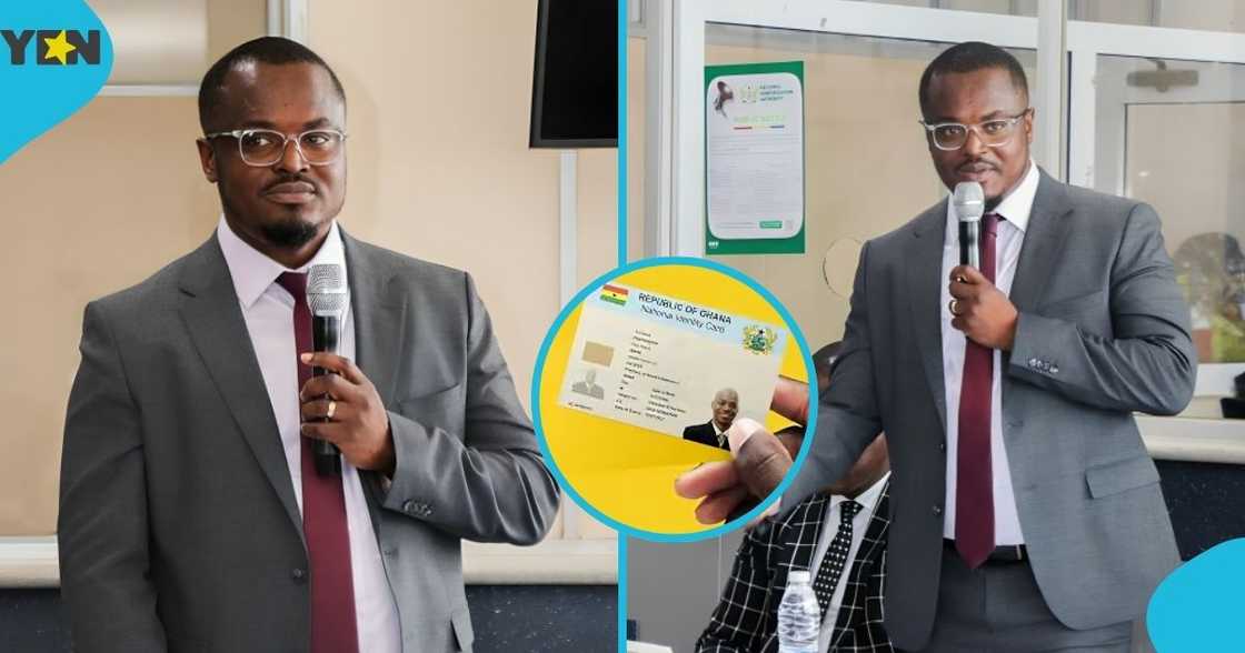 Executive Secretary, NIA, Ghana Card, registration, fee, Wisdom Kwaku Deku, increment, registration