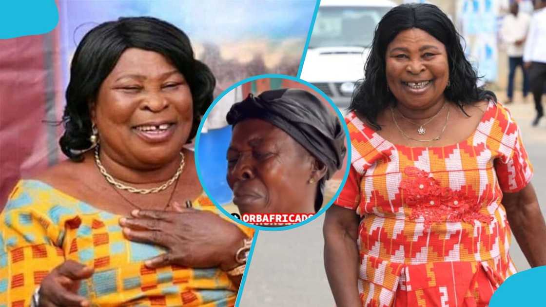 Akua Donkor, Biological Sister, Weeps, Demise, Bread Winner, family