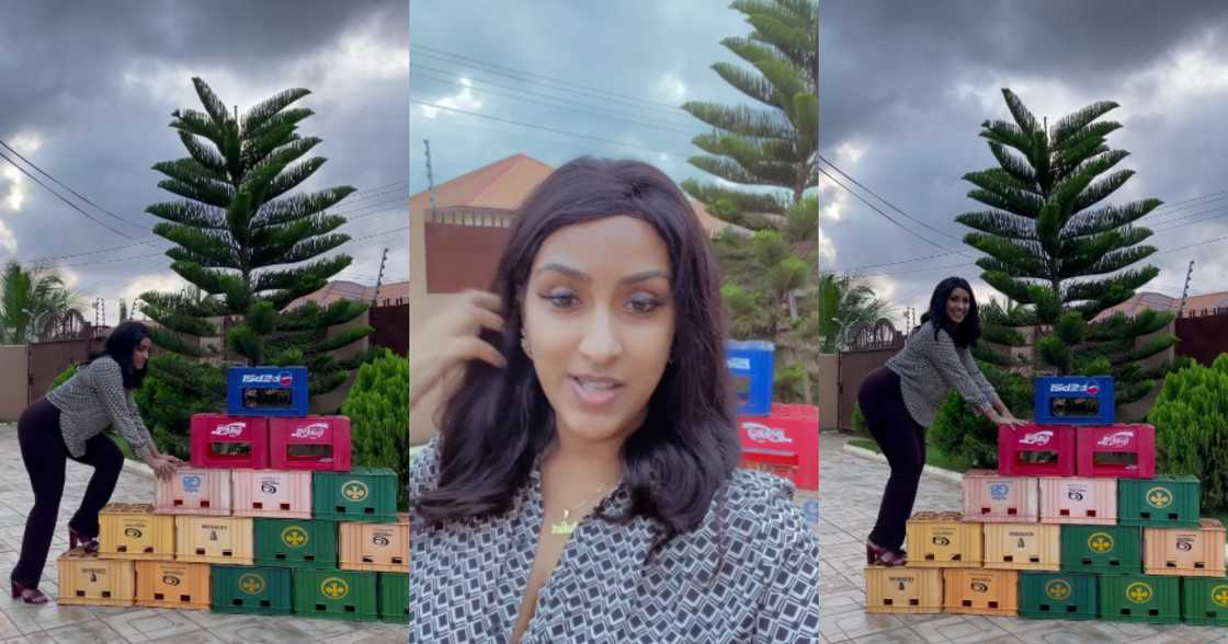 Actress Juliet Ibrahim cracks ribs on social media as she joins viral crate challenge (video) Actress Juliet Ibrahim cracks ribs on social media as she joins viral crate challenge (video)