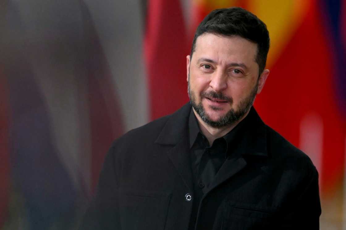 Ukraine's President Volodymyr Zelensky said the imposition of US sanctions against Russia sent a 'strong and much-needed message'