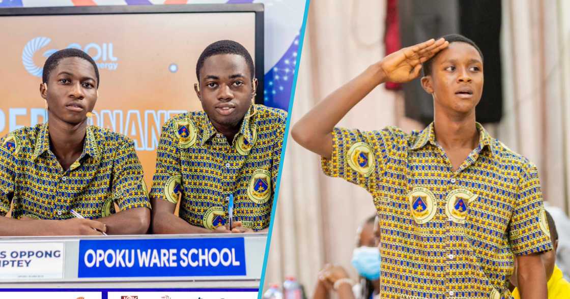 Photos of the Opoku Ware School NSMQ team.